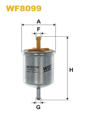 WIX FILTERS Polttoainesuodatin WF8099
